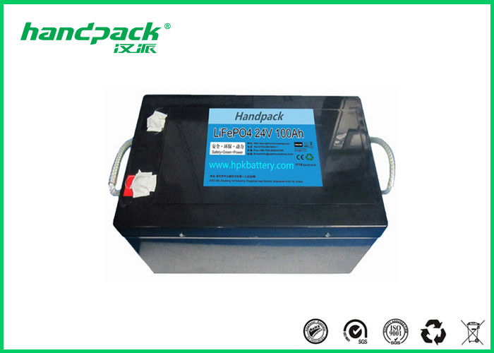 ABS Shell Material EV Lithium Batteries Replacement 24V 100Ah For AGV Vehicle
