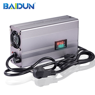 Solar Lithium Battery Accessories Smart Lithium Battery Charger 10A