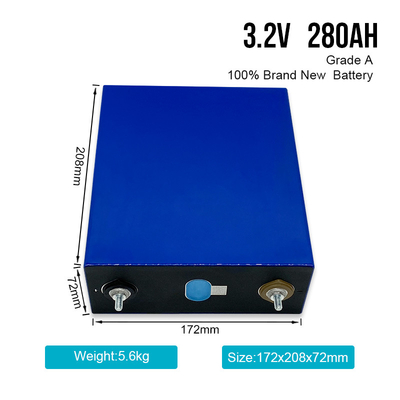 Deep Cycle Solar Storage Lithium Battery 3.2V 280AH Solar Energy Storage